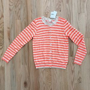 CrewCuts Girls knit cardigan bright stipes
